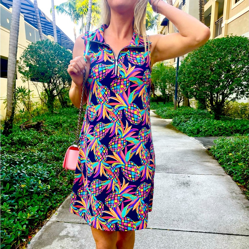 Lulu-B Colorful Pineapple Swing Dress 🍍